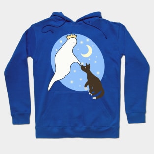 Royal ghost and Black Dog Hoodie